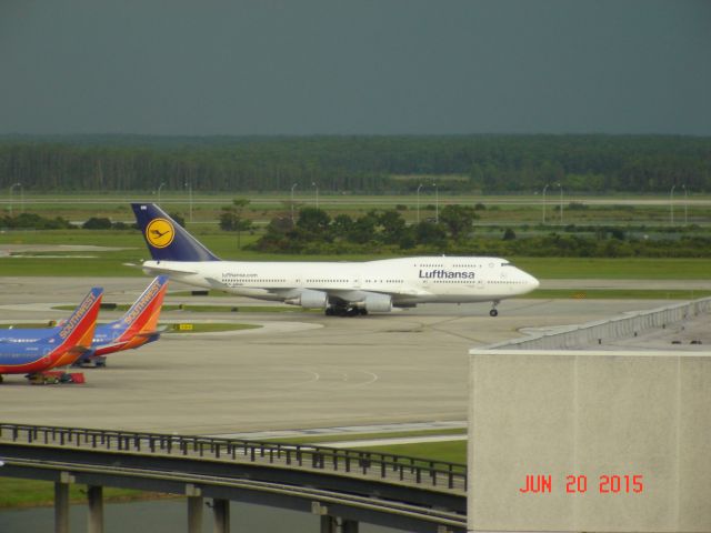 Boeing 747-400 — - B747 arriving KMCO 1633 hrs 20JUN15