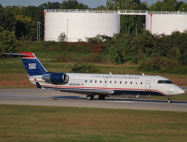 Canadair Regional Jet CRJ-200 (N430AW) - In position 18C - 10/10/10