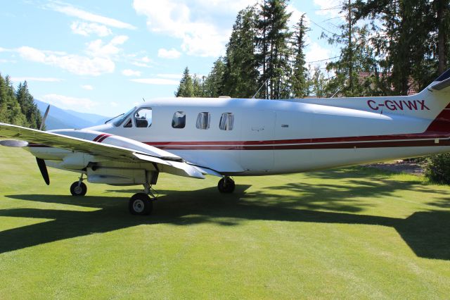 Rockwell Commander 710 (C-GVWX) - Mable Lake Golf Course 2013.