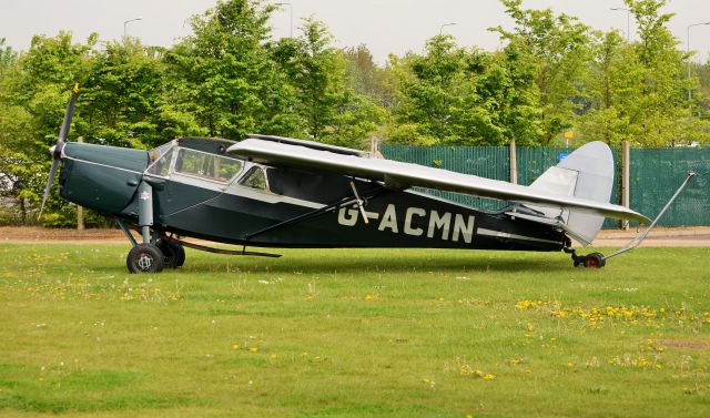 G-ACMN — - Beautiful, folding wing 1934 DeHavilland Leopard Moth at Duxford, UK.