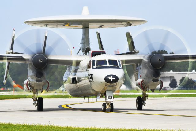 Grumman E-2 Hawkeye (N621) - Northrop Grumman E-2 Hawkeye arriving at Thunder Over Michigan 2018.