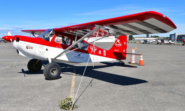 N53877 — - Bellanca 7KCAB Citabria N53877 in Anchorage Lake Hood Seaplane Base