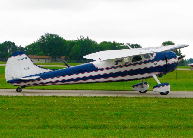 Cessna LC-126 (N9855A) - At Oshkosh. 1950 Cessna 195A