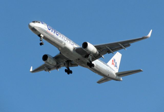 Boeing 757-200 (N174AA) - AAL95 (LEMD-KJFK), B752, Ship 5FN with the special "oneworld" logo on Final for RWY 31R at JFK.