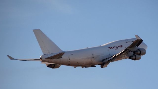 Boeing 747-400 (N539BC) - Departing from 36L for HNL 