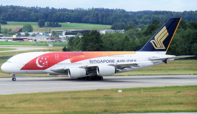 Airbus A380-800 (9V-SKI) - ZURICH - SINAGPORE.