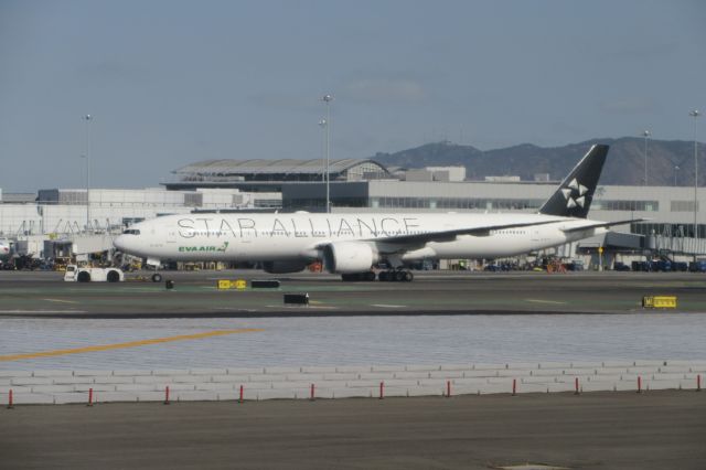 BOEING 777-300ER (B-16715) - Headed to the International Terminal at SFO after a flight from Taipei.