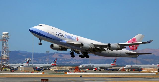 Boeing 747-400 (B-18712) - On the climb from KSFO enroute to Taiwan (RCTP).