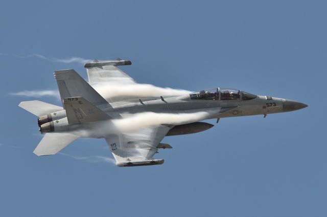 McDonnell Douglas FA-18 Hornet — - It doesn't get much cooler than a vaping F-18! Thunder Over Louisville practice day 04-19-24