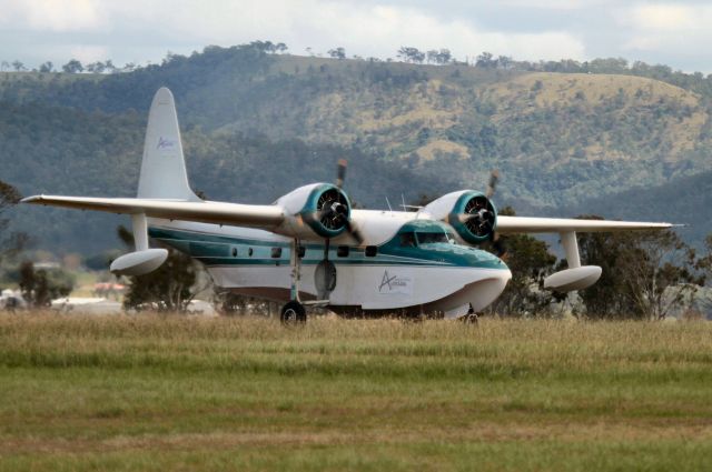 FRAKES Turbo Mallard (VH-CQA) - Beautiful aircraft tragically lost with its dedicated crew recently in Perth Australia