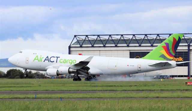 Boeing 747-400 (TC-ACM) - airact cargo b747-428f tc-acm landing at shannon from istanbul 30/8/20.