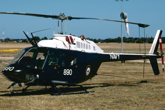 Cessna Skylane (N17049) - AUSTRALIA-NAVY - BELL 206B JETRANGER - REG : N17-049 - ADELAIDE INTERNATIONAL AIRPORT SA. AUSTRALIA - YPAD 15/11/1987