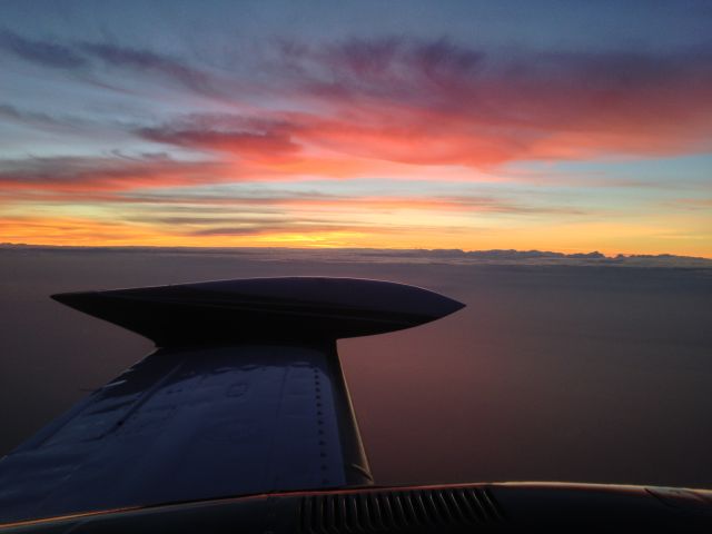 Cessna 340 (N200GC) - In Route to KDAB before the Sun