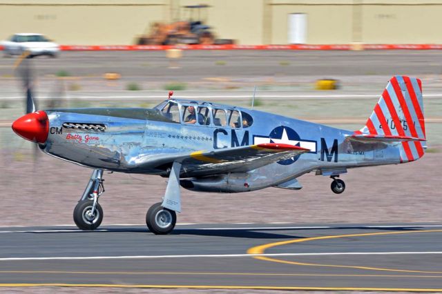 North American P-51 Mustang (NL251MX) - North American TP-51C-10 Mustang NL251MX Betty Jane at Deer Valley, Arizona on April 13, 2016.