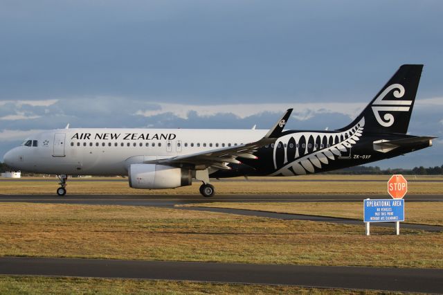 Airbus A320 (ZK-OXF) - on 12 July 2019