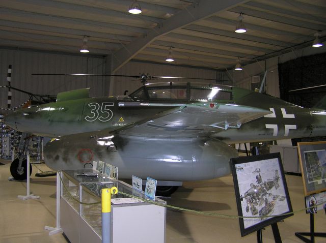 — — - This is a real Me-262 located at Willow Grove Naval Air Station.
