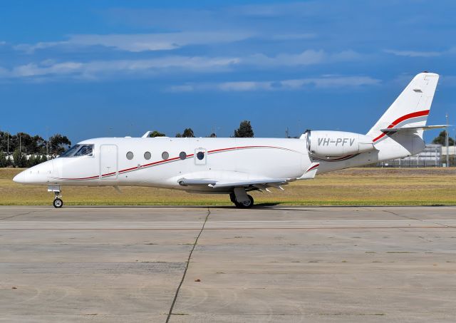 IAI Gulfstream G150 (VH-PFV) - Aircraft used for patient transfers.
