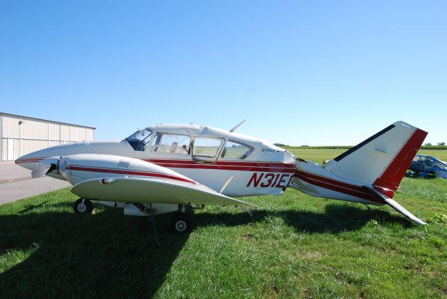 Piper Apache (N31EG) - A sad day, the damage done to a beautiful Turbo Aztec E when struck by a Acro Sport that lost control on landing, August 2016.