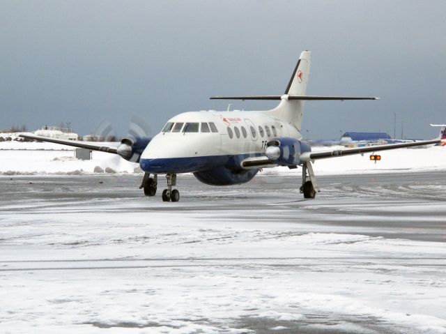 British Aerospace Jetstream 31 (TF-ORA) - Taxiing in. Very loud Garrett engines.