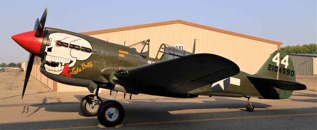 CURTISS Warhawk (N40P) - Warbird Roundup 2018 at Warhawk Air Museum, Nampa, ID, 25 Aug 18