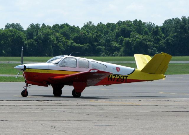 Beechcraft 35 Bonanza (N729T) - At Downtown Shreveport.