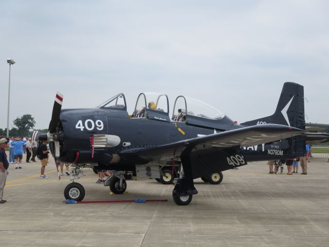 N379DM — - North American T-28 Trojan @ Fishers, IN 2015