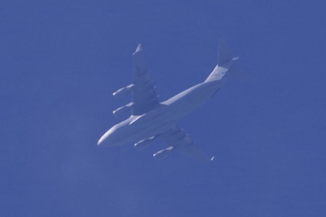 Boeing Globemaster III (JEDI11) - 26000ft over Fitchburg, MA