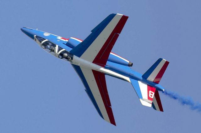 — — - Alpha Jet of Patrout de France at Jersey Air Show Sept 2012