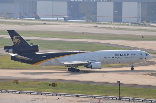 Boeing MD-11 (N256UP) - Seen at KATL on 9/11/2010.