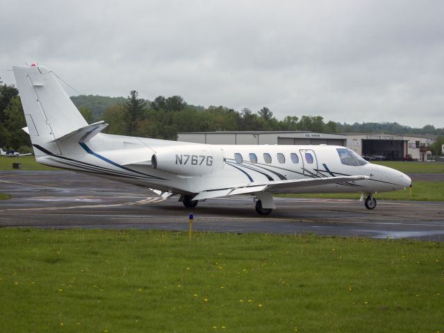 Cessna Citation II (N767G) - Taxiing out for an IFR departure runway 26. 17 May 2018.