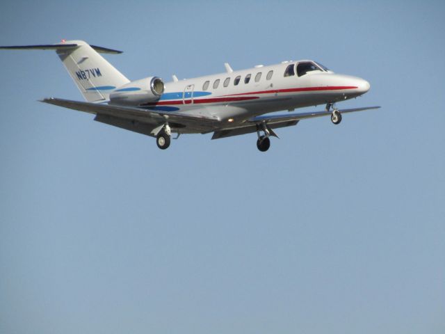 Cessna Citation CJ3 (N87VM) - Landing RWY 20R