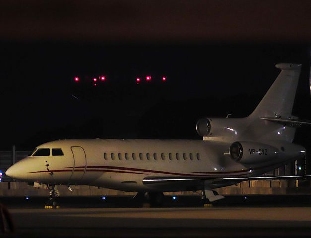 Dassault Falcon 7X (VP-CVZ) - I took this picture on Mar 05, 2019.