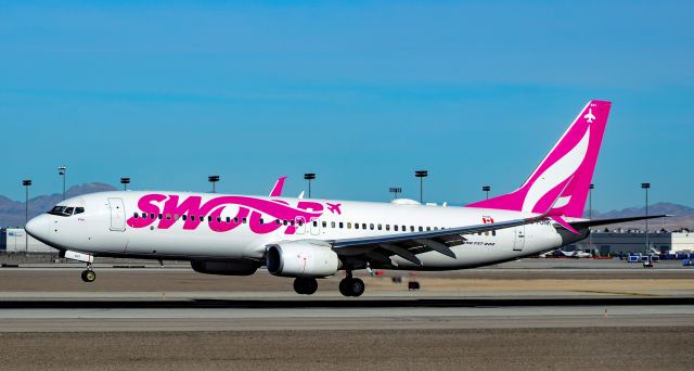 Boeing 737-800 (C-FONK) - C-FONK Swoop Boeing 737-8CT s/n 40835 - Las Vegas - McCarran International (LAS / KLAS)br /USA - Nevada,  January 11, 2019br /Photo: TDelCoro