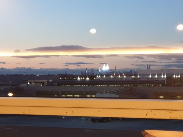 — — - View from American Airlines lounge