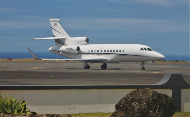 Dassault Falcon 900 (N50NU) - Santa Maria Island International Airport - LPAZ, Azores. 2021-07-28