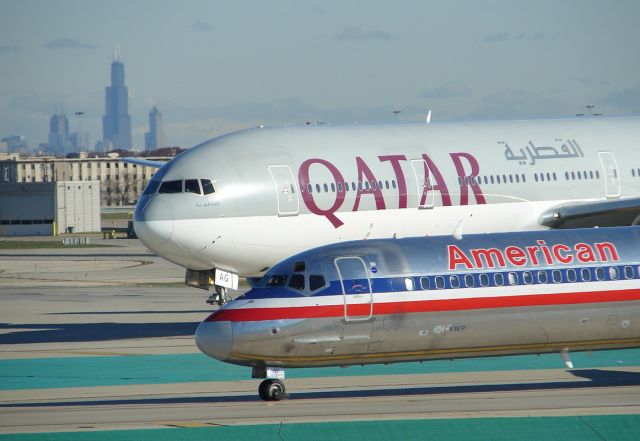 — — - American Qatar and Chicago... to a great future.