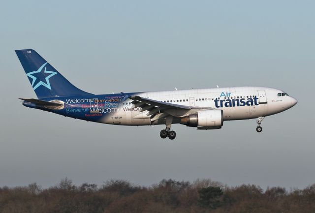 Airbus A310 (C-GTSH) - Not many A310s around these days.  TS292 arriving from Toronto.