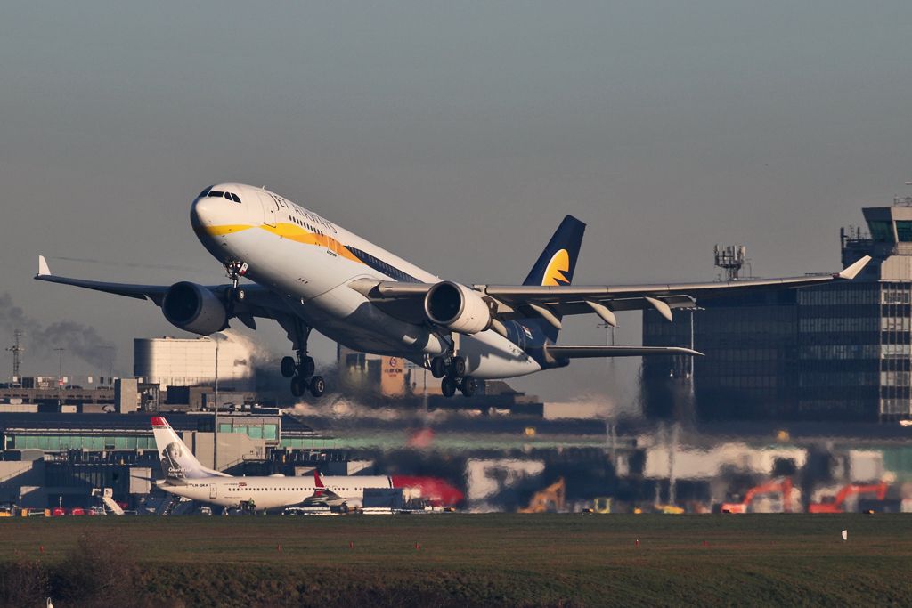 Airbus A330-200 (VT-JWQ) - JAI129 climbing from 23R on the flight back to Mumbai