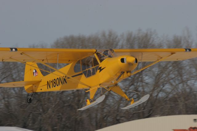 — — - Piper Cub at EAA Ski Plane Fly-In January 21