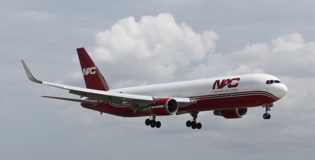 BOEING 767-300 (N379CX) - Landing at MIA on the morning of the 29th of July, 2018. Click on full.