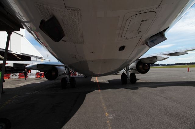 Boeing 737-700 (ZK-NGI) - Air New Zealand last Boeing 737 300 Farewell Tour at the Invercargill stopover, everyone came to say good bye. 8 Sept 2015