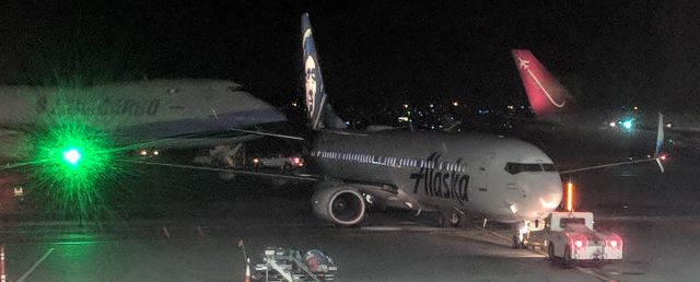 Boeing 737-900 (N214AK) - South terminal, Anchorage International Airport