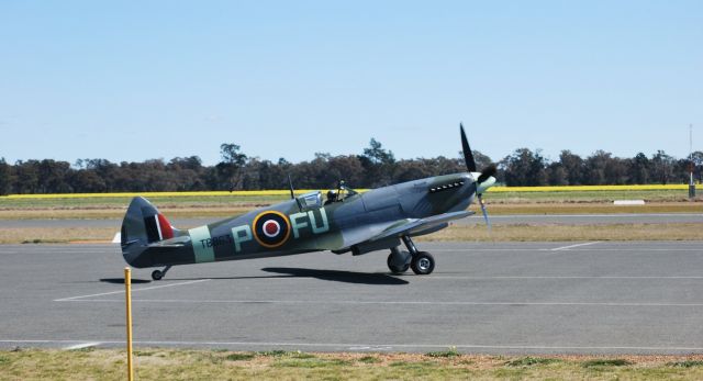 TB863 — - Used in movie "Reach for the Sky", 1955 This photo taken at Temora 2012.