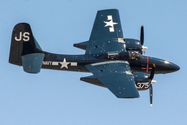 NX379AK — - Grumman F7F Tigercat aerobatics performed by Stew Dawson.