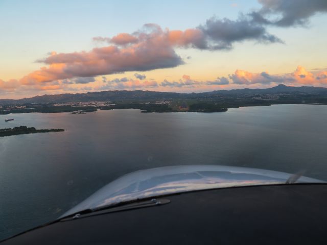 Cessna Skylane (N1967X) - Sunset landing at TFFF (Martinique)