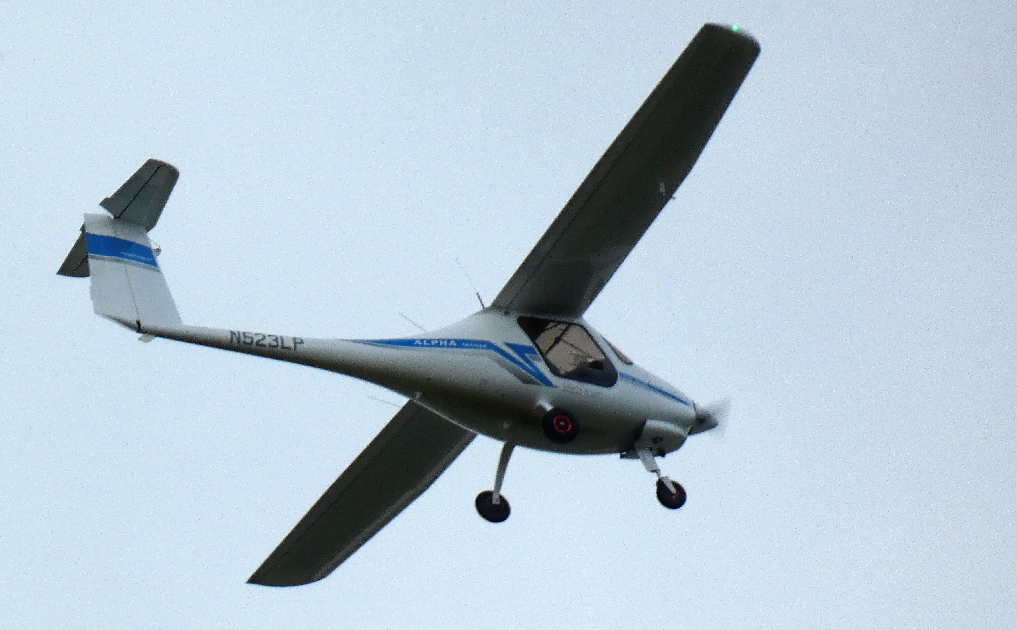 PIPISTREL Alpha Trainer (N523LP) - About to touch down is this brand new Pipistrel Alpha Trainer from the Summer of 2024.