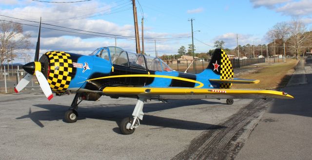 YAKOVLEV Yak-52 (N452TW) - An SC Aerostar Yak-52TW at Northeast Alabama Regional Airport, Gadsden, AL - November 23, 2019.