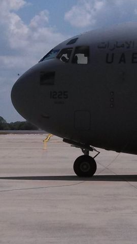 Boeing Globemaster III — - Surprise visitor at KCLT