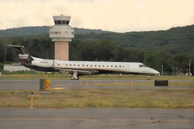 Embraer ERJ-145 (N509RH) - Rick Hendrick’s E145 landing at Wilkes-Barre Scranton from Concord.