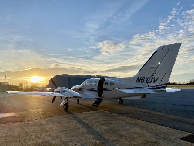 N61JV — - Golden Eagle Sunset